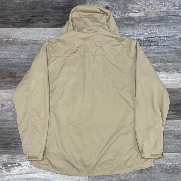 Boeing‎ Airplanes Tan Mens XL Full Zip Mesh Lined Hooded Windbreaker Jacket - Picture 2 of 12